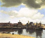 Johannes Vermeer View of Delft, oil on canvas